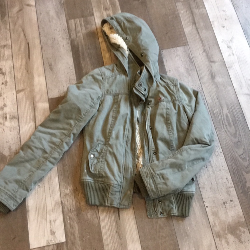 Green Hollister Jacket